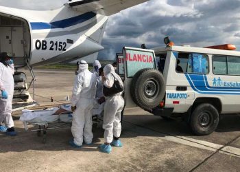 Tulín Trigozo es trasladado a LIMA en ambulancia aérea | COVID-19