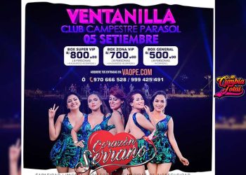 CORAZÓN SERRANO EN VIVO: Concierto presencial en VENTANILLA