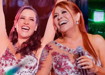 maria pia copello junto a magaly medina sonrientes y felices